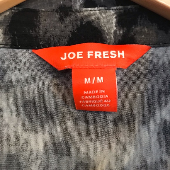 Joe Fresh stretch button front shirtdress - Picture 3 of 6